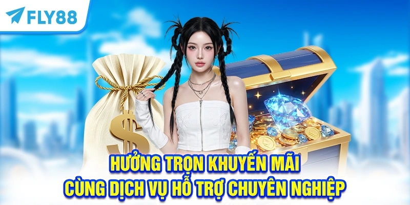 Hưởng trọn khuyến mãi cùng dịch vụ hỗ trợ chuyên nghiệp 