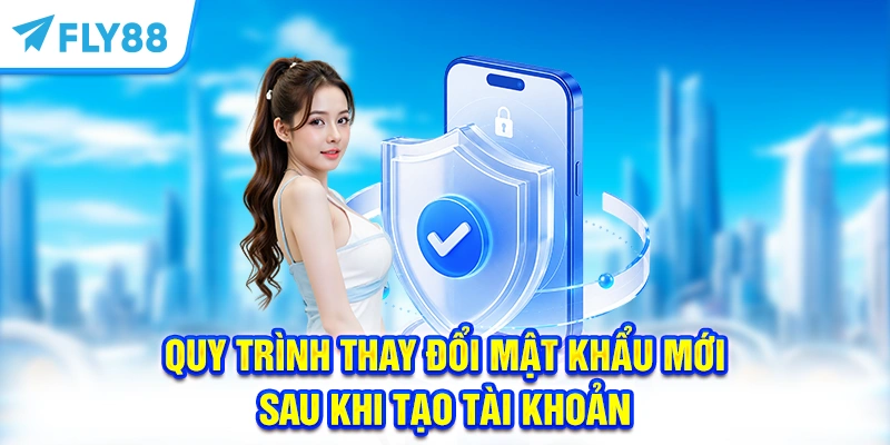 Quy trình thay đổi mật khẩu mới sau khi tạo tài khoản